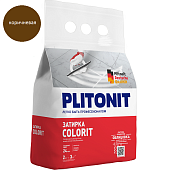 Затирка для плитки Plitonit Colorit 2кг (коричневая)