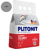 Затирка для плитки Plitonit Colorit 2кг (серая)