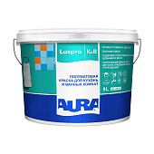 Краска для кухонь и ванных полуматовая "AURA Luxpro Kitchen & Bathroom" 9л