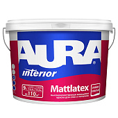 Краска моющаяся для стен и потолков Aura Mattlatex 9л. Tikkurila K 466