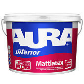Краска моющаяся для стен и потолков Aura Mattlatex 9л. Tikkurila M 499