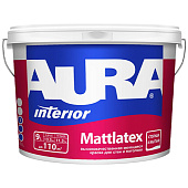 Краска моющаяся для стен и потолков Aura Mattlatex 9л. Tikkurila L 497