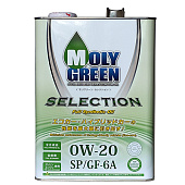 Масло моторное MolyGreen Selection 0W-20 SP/GF-6A, 4 л