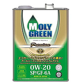 Масло моторное MolyGreen Premium 0W-20 SP/GF-6A, 4 л