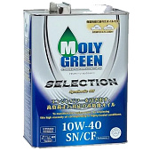 Масло моторное MolyGreen Selection 10W-40 SN/CF, 4 л
