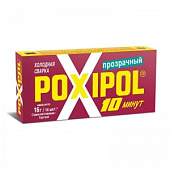 Холодная сварка прозрачная блистер (0.014L) POXIPOL (арт.ST02201)