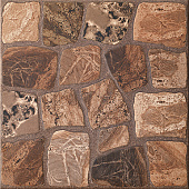 Керамогранит Cersanit Vilio 29.8x29.8 коричневый рельеф 16427
