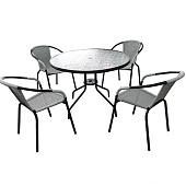 Комплект садовой мебели (Стол + 4 кресла) GTS-615/613