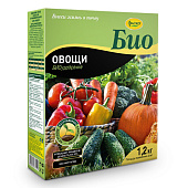 Удобрение сухое Фаско БИО Овощи гранулированное коробка 1,2кг
