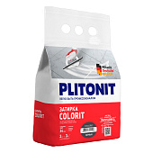 Затирка для плитки Plitonit Colorit 2кг (черная)