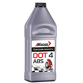 Тормозная жидкость DOT-4 Akross (910 мл) серебро