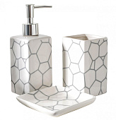 Набор аксессуаров для ванной комнаты "Жираф" (3 предмета) керамика