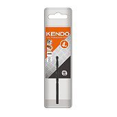 Сверло по металлу Kendo HSS-сталь 4.0x75мм (черное покрытие) 10804004