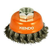 Щетка-крацовка чашечная для УШМ Kendo 65мм (стальная жгут. проволока) 76000129