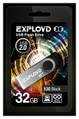Флеш-накопитель USB EXPLOYD 32Гб 2.0 530 черный