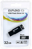 Флеш-накопитель USB EXPLOYD 32Гб 2.0 560 черный