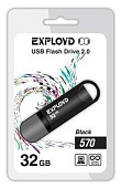 Флеш-накопитель USB EXPLOYD 32Гб 2.0 570 черный