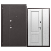 Дверь мет. Тайга 7 см Беленый клен (1200x2050 L)