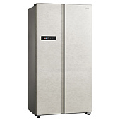 Холодильник Midea SBS HC-740WEN / MDRS791MIE33 бежевый