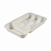 Лоток в ящик для столовых приборов 4 секции 32,5х19,5х4см МГ56-120