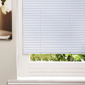 Жалюзи горизонтальные, алюминий, белый, 70х160см