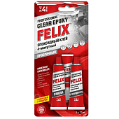Клей эпоксидный прозрачный 0,017л Felix 411040064