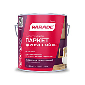 Лак паркетный алкидно-уретановый п/матовый Parade L10 Паркет и Деревянный пол 2,5л.