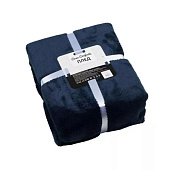 Плед Royal Flannel 220х240 темно-синий