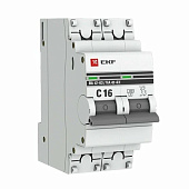 Выключатель автоматический 2P 16А (C) 4,5kA ВА 47-63 EKF