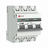Выключатель автоматический 3P 40А (C) 4,5kA ВА 47-63 EKF