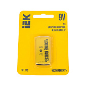 Элемент питания 6LR61 крона 9V алкалиновый бл. 1шт GENERICA IEK (1/10/120)