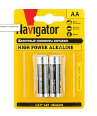 Элемент питания алкалиновый AA/LR6 94 752 NBT-NE-LR6-BP2 (блист.2шт) NAVIGATOR