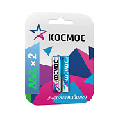 Элемент питания алкалиновый LR LR03 BP-2 (блист.2шт) Космос KOCLR032BL RS