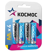 Элемент питания алкалиновый LR LR6 BP-4 Космос KOCLR64BL_classic RS