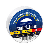 Изолента ПВХ 19мм*20м белая (10/200шт) Safeline /9369/012713
