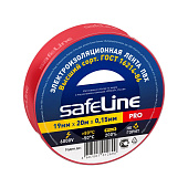 Изолента ПВХ 19мм*20м красная (10/200шт) Safeline /9368/012690