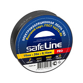 Изолента ПВХ 19мм*20м черная(10/200шт) Safeline /9369/012713
