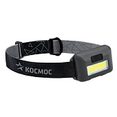 Фонарь светодиодный налобный компактный 3Вт COB КОСМОС KOC-H101-COB RS