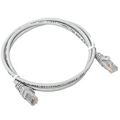 Патч-корд кат.5e (1Гбит/с) неэкранированный UTP оболочка PVC серый(2м) TERACOM  TRC-5EUTP-PVC-2M-GY