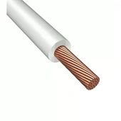 Провод ПуГВнг(А)-LS 1*10,0 белый ККЗ  (бухта 100м)