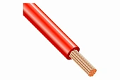 Провод ПуГВнг(А)-LS 1*10,0 красный ККЗ (бухта 100м)