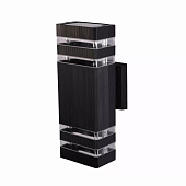 Светильник садовый LE GL4 E27x2 настенный черный