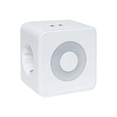 Тройник "Куб" 2 гнезда 2USB 2,4А+Type C + Ночник