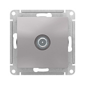 Розетка телевизионная оконечная TV AtlasDesign 1дБ алюминий SE