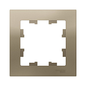 Рамка 1-м AtlasDesign шампань SE ATN000501