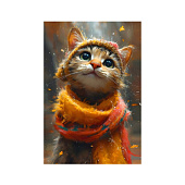 Картина Рыжий котик 50*70см с дорисовкой