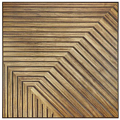 Панель декоративная ПВХ дуб медовый 482х482мм