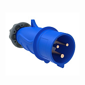 Вилка переносная ССИ-013 16А-6ч 220В 2P+PE IP44 IEK