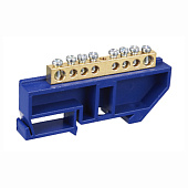 Шина N "ноль" на DIN-изоляторе ШНИ-6х9-8-Д-С IEK