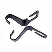 Автомобильный крючок-держатель черный, 2 шт, WowBottles (арт. КК9000)